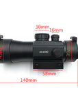 Red and green dot sight