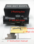 Red and green dot sight