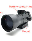 Red and green dot sight