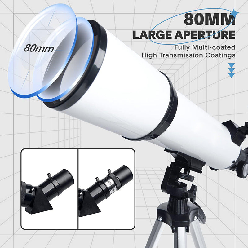 Telescope 80mm Aperture 600mm