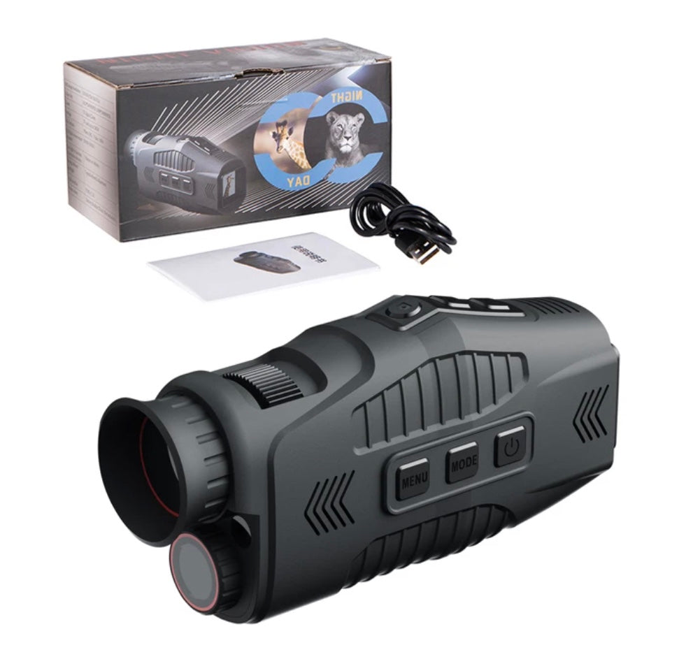 1080P Hd Infrared Night Vision Monocular Photo/Video 5X Zoom 300M For Hunting and Camping Observation