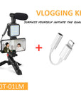 "Enhance Your Content Creation with the Ultimate YouTube Starter Kit: High-Quality Microphone, Wireless Remote, Adjustable Tripod, and LED Lighting for Stunning Videos!"