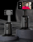 "Revolutionize Your Videos: 360° Auto Face Tracking AI Intelligence Smart Robot Stabilizer with Rechargeable Battery!"