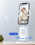 "Revolutionize Your Videos: 360° Auto Face Tracking AI Intelligence Smart Robot Stabilizer with Rechargeable Battery!"