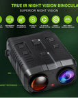 4K Night Vision Binoculars: Explore the Darkness in Stunning Clarity with 10x Digital Zoom, 800m Range, and Built-in WiFi Video Recording!