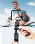 "Revolutionize Your Videos: 360° Auto Face Tracking AI Intelligence Smart Robot Stabilizer with Rechargeable Battery!"