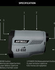 Laser Rangefinder 650m/1000m Height Measurement for Golf, Hunting and Shooting