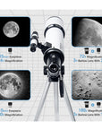 Telescope 80mm Aperture 600mm 