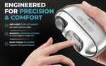 Horizon Optix Smart Nail Care Set – Cordless Electric Nail Clipper, Grinder & Buffer with Case